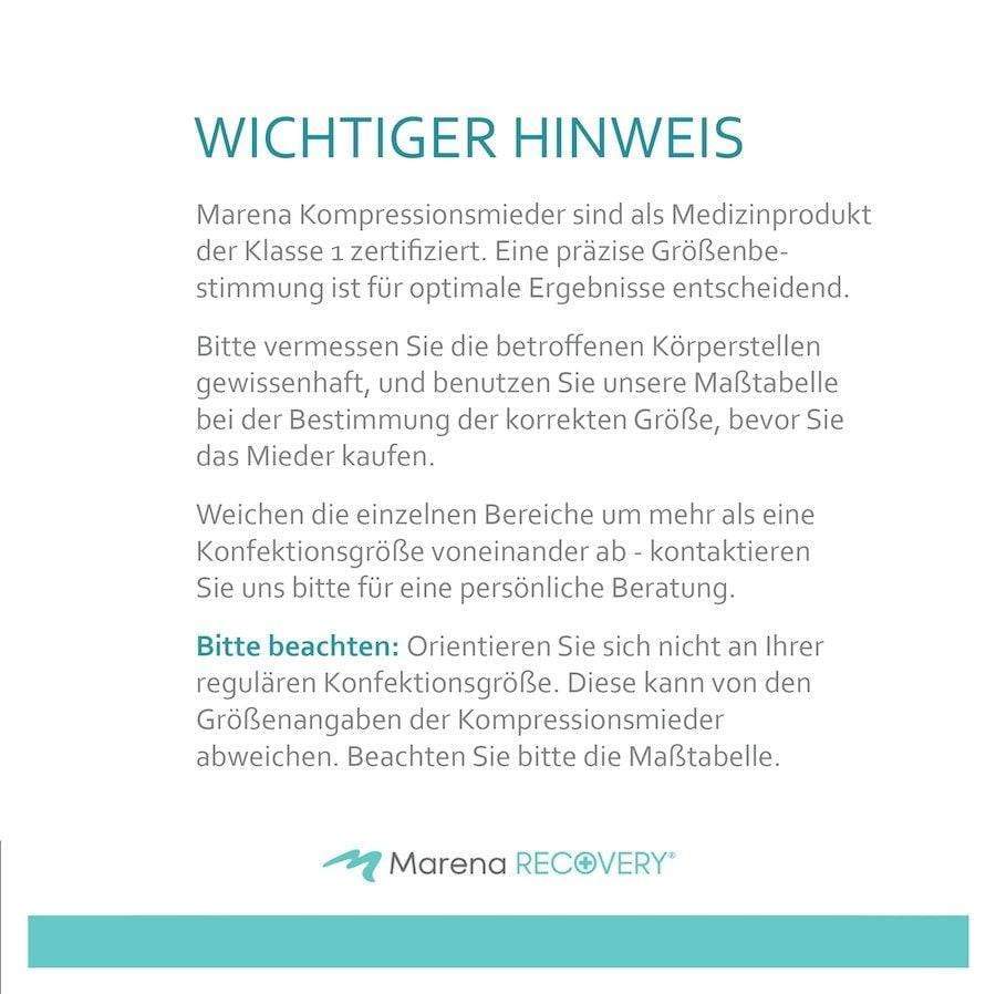 Marena Recovery LGA Kompressionsmieder: Optimale Unterstützung nach Liposuktion und Abdominoplastik